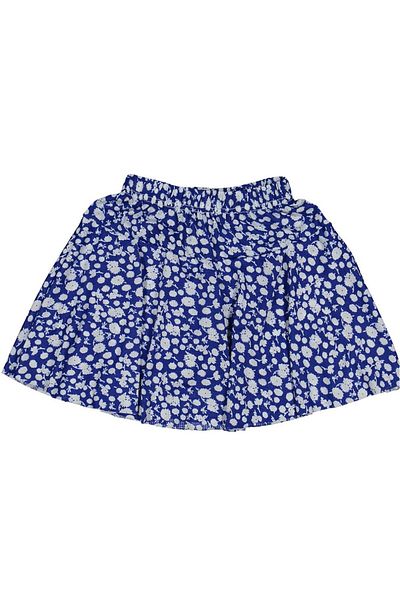 diamondstar Fusta scurtă cu model de flori elastice Helen pentru fetiță de 5/8 ani