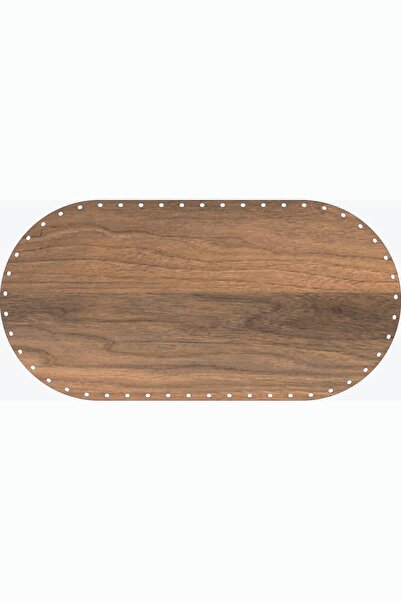 SUN LAZER Rattan Örgü Taban Plakası Oval 40x20 Tesbih