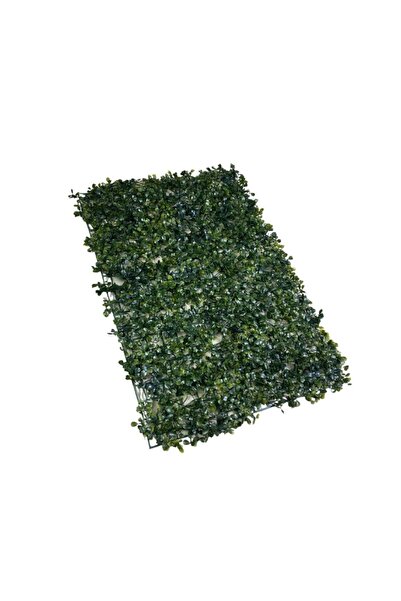 Cihan Çiçekçilik 5'li Yapay Çiçek Duvar Kaplama Panel Şimşir Tabaka 40x60 Cm