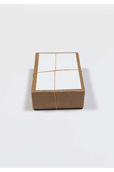 Genel Markalar Beyaz Kartvizit Boş 5,5 X 7,5 Cm (200) Adet Kutulu (0,24 KG)
