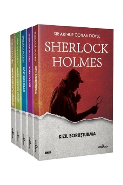 Yediveren Yayınları Sherlock Holmes Seti-5 Kitap Takım