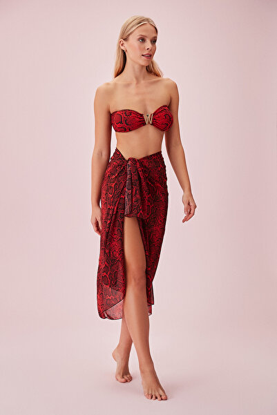 SUWEN Square Patterned Pareo