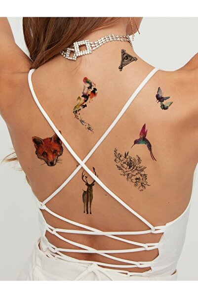 BP Tattoo Sauvage Renkli Karışık Büyük Boy Geçici Dövme