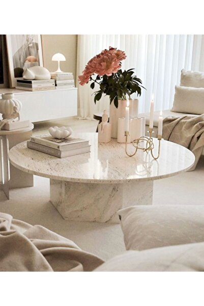 Sinem Şahin Mimarlık Mermer Orta Sehpa