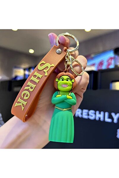 Genel Markalar Prenses Fiona, Shrek silikon anahtarlık oyuncak ev dekor anaht...