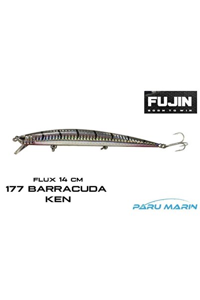 Fujin Flux 140mm 18gr Floating Maket Balık 177 Barracuda Ken