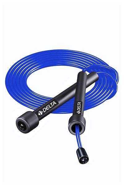 Delta 10 Pieces of Length Adjustable Blue Jump Rope in Special Storage Container