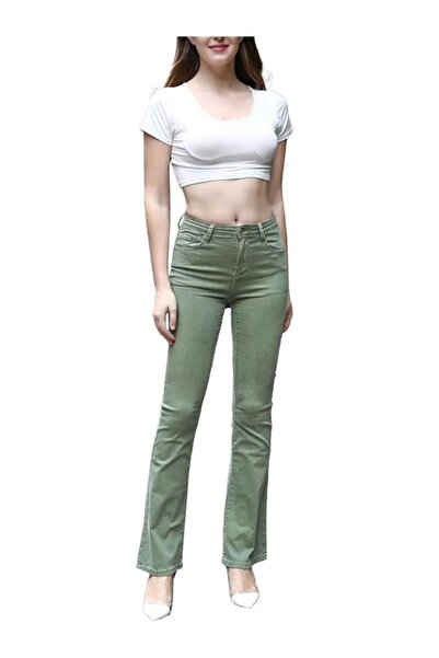 VipDeluXe Sexy Woman Cabana Damen Jeans mit Taschen Kot Pantolon