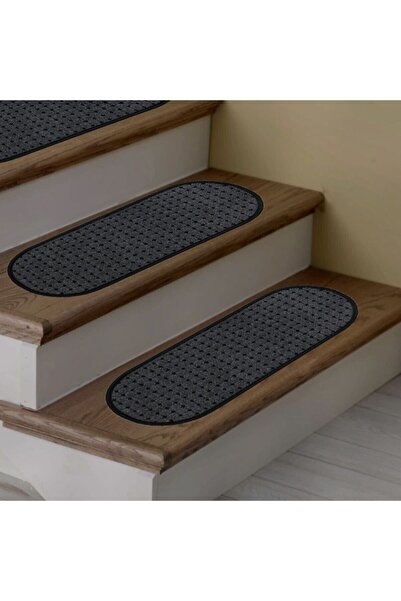 Stepmat Bukle Halıdan Kaymaz Tabanlı Merdiven Basamak Paspası / Halısı