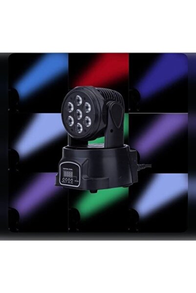 Genel Markalar 7x12 Led Robot Işık Sese Duyarlı Sahne Işık Sistemi Disko Işık...