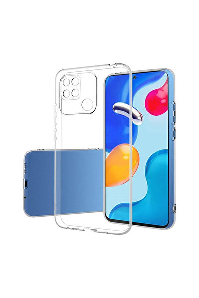 Fibaks Xiaomi Redmi 10c Uyumlu Kılıf Kamera Korumalı Yumuşak Şeffaf Ince Süpe...