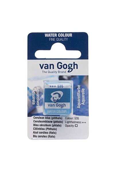 Genel Markalar Van Gogh Yarım Tablet Sulu Boya Cerulean Blue Phth. 535