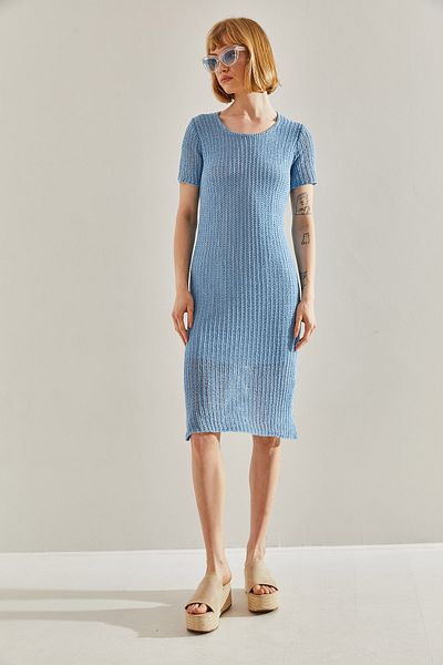 Bianco Lucci Rochie de damă căptușită din tricotaj - 20246122