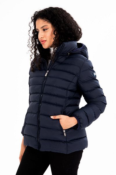 G-FOX Women's Short Detachable Hooded Padded Sports Puffer Jacket 8638