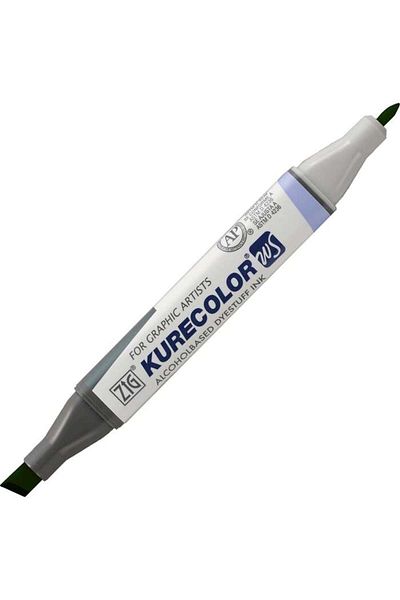 Zig Kurecolor Kc-3000 Twin S - 567 Deep Green Marker Pen