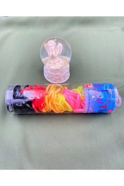 ELESAY BUTİK Πακέτο με ελαστικά κορδόνια για πλέξιμο μαλλιών σε μικτά χρώματα