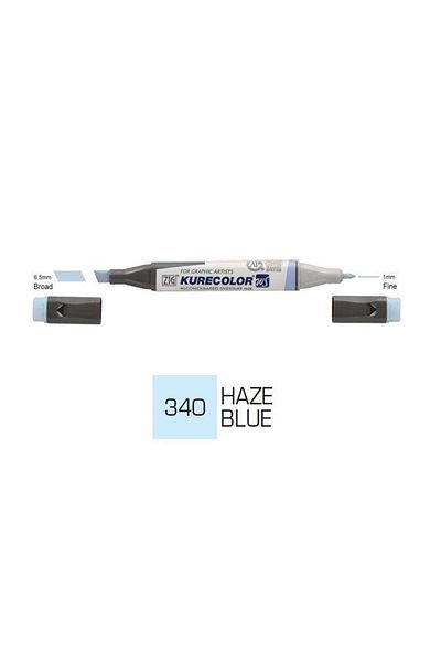 Zig Kurecolor Kc-3000 Twin S - 340 Haze Blue Marker Pen