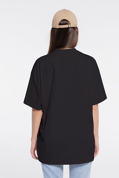 Friday Offset Tricou de damă extra oversize bleumarin - 100% bumbac, decolteu