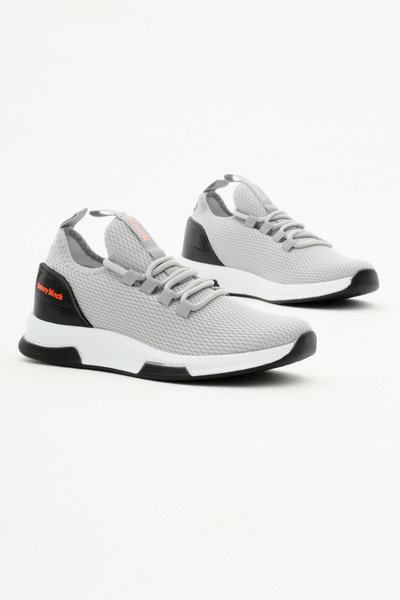 Tonny Black Smoked Unisex Breathable Sneakers - Poly Sole, Lace-up