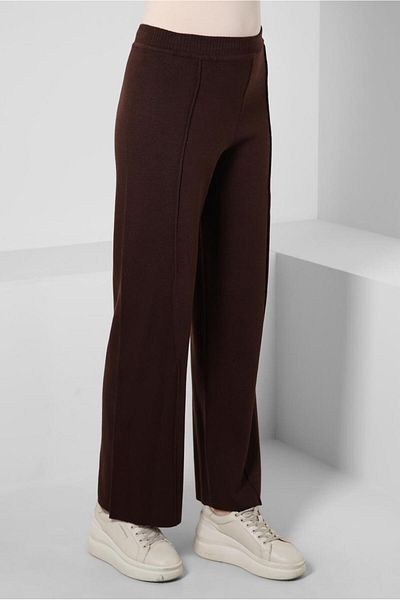 Alvina Pantaloni din tricotaj cu talie elastică 70607