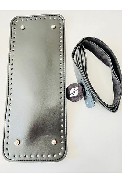 Aydın çanta Artificial Leather Weave Paper String Zara Model Bag Set Supplies (Bag Base Strap Lock)