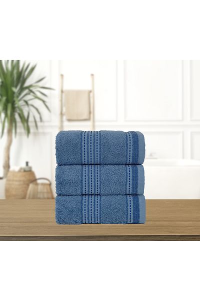 Lucy and Home Set de prosoape pentru mâini și față din 3 piese jacquard 40x60cm
