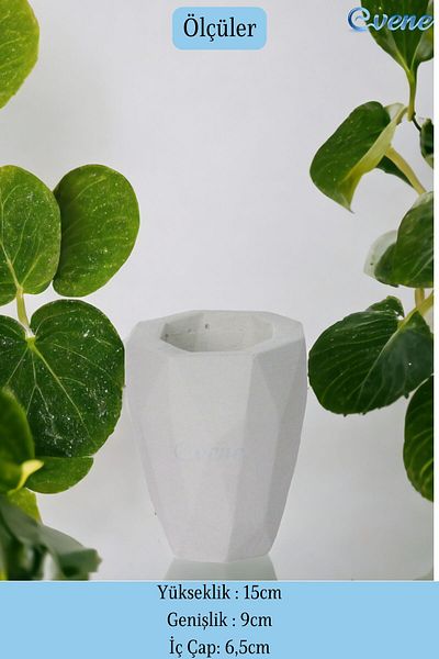 Evene Countertop Cutlery Decorative Upright Cutlery Holder Cylinder Cutlery White Color Model 19