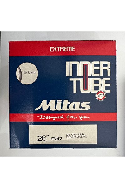 Mitas 26x2.00-3.00 İnce Sibop FV47 Fat Bike İç Lastiği