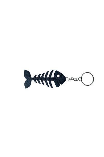 Tesseract Black Movable Anchovy Keychain