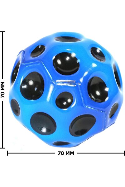 KIRTASİYEM Mükemmel Zıplayan Top Moon Ball 3 Yaş Ve Üzeri Çocuklar Için Uygundur. Boyut: 6,3 Cm Çapıdır