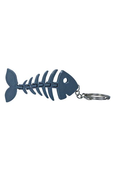 Tesseract Gray Movable Anchovy Keychain