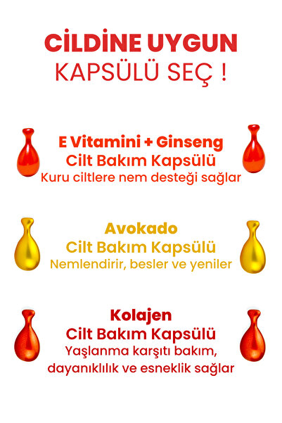 Derminix Nemlendirici Avokado Cilt Bakım Kapsülü