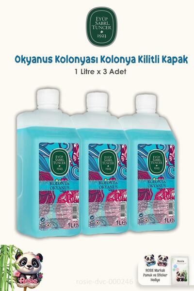 Eyüp Sabri Tuncer 3 Adet Eyüp Sabri Tuncer Okyanus Kolonyası Yedek Şişe 1 lt ...