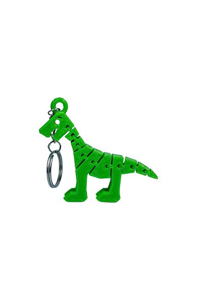 Tesseract Pistachio Green Movable Diplo Keychain