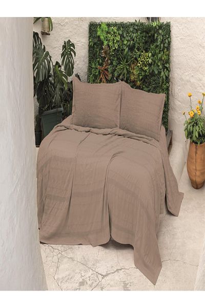 Altınbaşak River Core 100% Cotton Double Pique Set - 230x250 cm