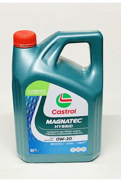 CASTROL Magnatec Hybrıd 0W-20 Tam Sentetik Benzinli-Dizel-Hibrit Motor Yağı 4...