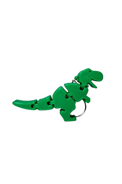 Tesseract Green Dino Movable Keychain