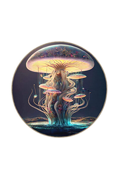 Rugs Modern Halı Deniz Anası Hayvan Desenli Dekoratif Yıkanabilir Halı miravip8477