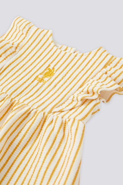 U.S. Polo Assn. Yellow Baby Girl Dress - Licensed