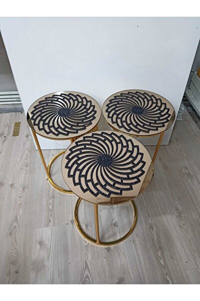 SEHARA 3 штуки покривала/33 см/круглі/блискучі чорні/штучна шкіра