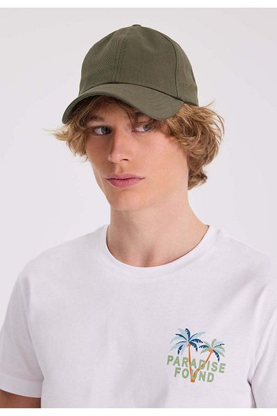WESTMARK LONDON WMCARTER Khaki Cotton Cap Hat