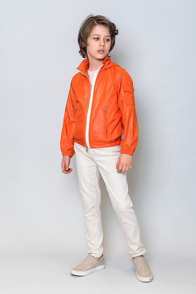 incity Boy's Shiny Fabric Raincoat