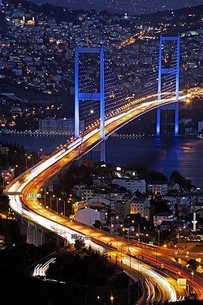 MARCEL SANAT Istanbul Throat Diamond Mosaic Painting at Night 50x75 Cm
