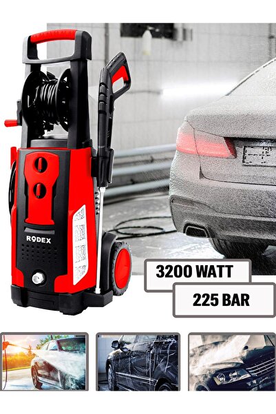 Rodex RDX716 225 Bar Yüksek Basınçlı Yıkama Makinesi 3200 Watt