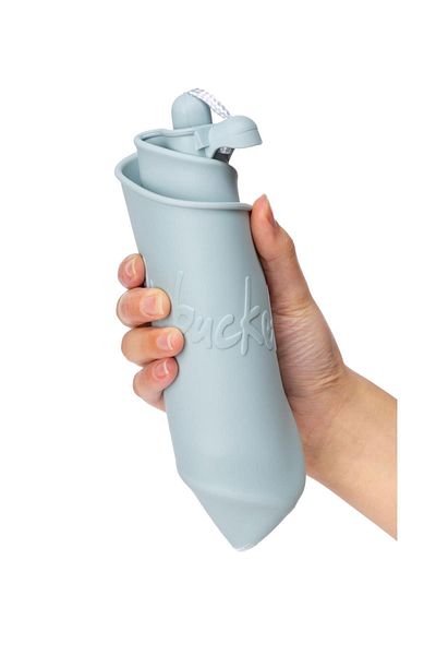 Scrunch Foldable Bucket-blue