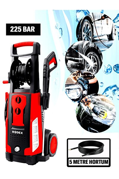 Rodex RDX716 225 Bar Yüksek Basınçlı Yıkama Makinesi 3200 Watt