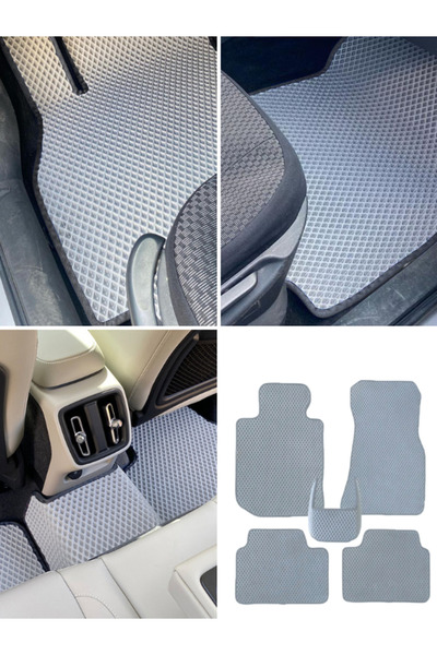 Genel Markalar Fiat 500L 7 Kişilik Model Yeni Nesil Oto Paspas Gri