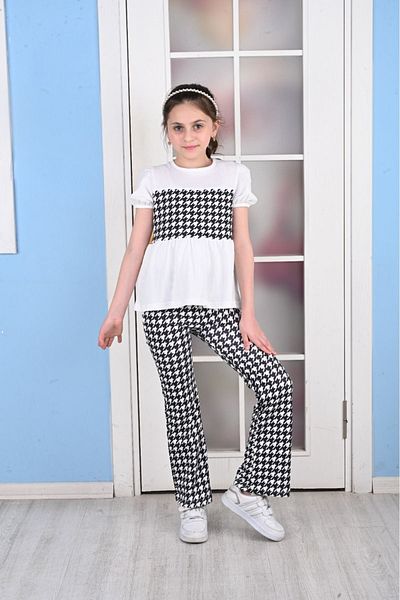MFS Set cu mâneci scurte cu modele pentru fete