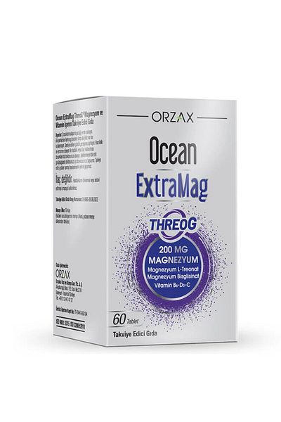 Ocean Orzax Ocean ExtraMag - 60 Tablets Threog Food Supplement - MFREYON01073