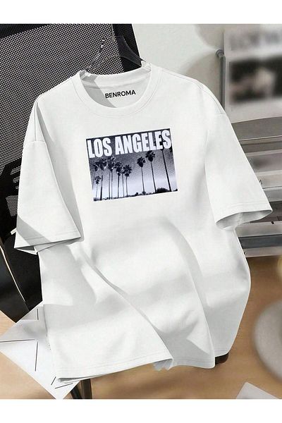 BENROMA Μπλουζάκι Los Angeles Printed Unisex Oversize - Διατίθεται για ηλικίες 3-12 ετών